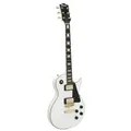 Produktbild: DIMAVERY LP-520 E-Gitarre, weiß/gold