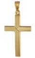 Produktbild: TRENDOR Schmuck Kreuz-Anhänger Gold 585 (14 Karat) 24 mm 75281