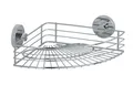 Produktbild: WENKO Eckablage Duschregal Badregal Duschkorb Stahl ohne bohren Accessoires Bari