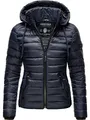 Produktbild: Navahoo Damen leichte Übergangsjacke Steppjacke mit Kapuze Lulana Navy Gr. S