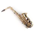 Produktbild: Alt Saxophon 2 farbig, Messing + Chrom mit Koffer, Neu