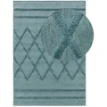 Produktbild: benuta Nest Outdoorteppich, Türkis, Textil, Rechteckig, 80x150 cm, Oeko-Tex® Standard 100, wasserabweisend, Teppiche & Böden, Teppiche, Outdoorteppiche