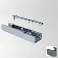 Produktbild: Hettich Hochschrankauszug-Auszugsbeschlag Dispensa 90°, Vollauszug, Auszugsweg 470mm, Belastbark. 100kg Farbton: silber
