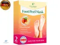 Produktbild: Plantifique Fußmaske - Hornhaut Socken - Fussmaske Pfirsich 2 Paar