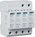 Produktbild: HAGER Überspannungsableiter TT/TN-S 240VAC 4TE 1,35kV Hutschiene 35mm 20kA opt