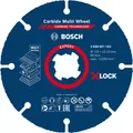 Produktbild: Bosch Professional Zubehör EXPERT Carbide Multi Wheel X-LOCK Trennscheibe, 125 mm, 22,23 mm (2608901193)