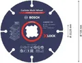Produktbild: Bosch Expert Carbide Multi Wheel - Schneidscheibe - für Kunststoff, Holz mit Nägeln, Hartholz, Multimaterial, Gipskartonplatte - 125 mm