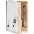 Produktbild: Zeller - Stilvoller Schlüsselschrank, Magnettafel, 30 X 8 X 42 Cm, Weiß
