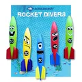 Produktbild: Schildkröt Rocket Divers Set - 5 Unterwasserraketen - Tauchspielzeug für Kinder ab 5 Jahren - ideal für Schwimmbad oder Badewanne