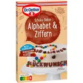 Produktbild: Dr. Oetker Schoko Dekor Alphabet & Ziffern Dekor