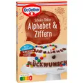 Produktbild: Dr. Oetker Schoko Dekor Alphabet & Ziffern Dekor