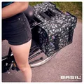 Produktbild: Gepäckträgertasche für Fahrrad, doppelt, Basil Wanderlust 35L, schwarz, Befes