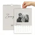 Produktbild: heaven+paper® Fotokalender 2026 zum selbstgestalten | Bastelkalender 2026 A4 aus extra dickem 250 g/m² Karton | Wandkalender 2026 Made in Germany