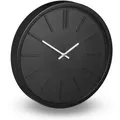Produktbild: Relaxdays Wanduhr, Schwarz, Kunststoff, Glas, 35x5x35 cm, Dekoration, Uhren, Wanduhren