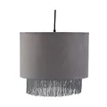 Produktbild: Pauleen 48211 Noble Reverie Pendelleuchte max. 20 Watt Grau, Schwarz Samt, Metall E27