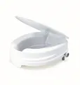 Produktbild: Toilettensitzerhöhung Relaxon Basic Toilettenaufsatz WC Aufsatz 10 cm Erhöhung Mit Hygiene-Ausschnitt Weiß