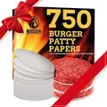 Produktbild: Mountain Grillers Burgerpapier - Antihaftes Trennpapier mit 11,5 cm Durchmesser - Hamburger, Cheeseburger, Patties - Wachspapier Antihaftpapier Backpapier Grillzubehör - 750 Stk.