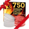 Produktbild: Burgerpapier - Antihaftes Trennpapier mit 115 cm Durchmesser - Hamburger Chee...
