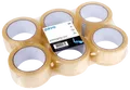 Produktbild: PACKBAND KLAR - 6 Rollen PP Klebeband, 66 m x 50 mm, transparent