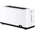 Produktbild: Braun Breakfast 1 HT1110WH Toaster mit extra langem Schlitz, 8 Bräunungsstufen, Aufwärm- und Auftaufunktion, Krümelfach, 25 cm Schlitz, Leistung... - Weiß