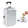 Produktbild: Kreative Spardose Mini Klein Trolley Gepäck Sparschwein, Moderne Desktop Deko...