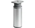 Produktbild: Möbelfuß alu Ø 40 mm höhenverstellbar 100-115 mm bis 50 kg