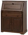 Produktbild: clever-moebel Sekretär aus massiver Kiefer Schreibtisch im Landhausstil (Dunkelbraun)