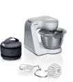 Produktbild: Bosch MUM58200 - Küchenmaschine, MUM 5, Weiss/Silber, 1000 W, BxTxH ca. : 28x27,1x28,2 cm