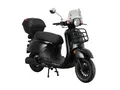 Produktbild: Alpha Motors Motorroller Adria 50 ccm EURO 5 inkl. Windschild und Topcase (Schwarz, 45 km/h) 45 km/h