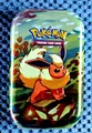 Produktbild: Pokémon Sammelkartenspiel - Mini-Tin-Box Karmesin & Purpur - Prismatische Entw..
