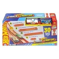 Produktbild: Hot Wheels Track Builder Track Creator Deluxe-Trackset mit 2 Spielzeugautos, ca. 7,5 Meter Track-Schnellstecksystem in verschiedenen Längen, Fahrz...