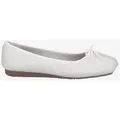Produktbild: Clarks Clarks 20354455 4 Freckle Ice, Ballerina, Weiss, Damen Ballerina weiß 41,5 EU