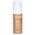 Produktbild: Laboratoires de BIARRITZ ALGAMARIS Bio-zertifizierte getönte Sonnencreme SPF30 für das Gesicht gold