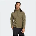 Produktbild: adidas TERREX Fleecepullover MT ESS HZ FL grün L (52/54)