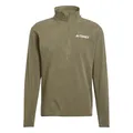 Produktbild: Adidas Men's Terrex Multi Essentials Half Zip Fleece Jacket, Olive strata, L