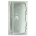 Produktbild: Upmann Kamintür verzinkt mit Vierkantverschluss 100 x 240 mm