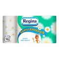 Produktbild: Regina Kamillenpapier 3-lagiges Toilettenpapier – 16-Rollen-Packung, 150 Blatt pro Rolle, Weich und Sanft mit Kamillenduft und FSC-zertifiziertem Papier
