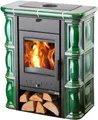 Produktbild: Haas + Sohn Kaminofen TIROL 343.15 C perl-schwarz/grün, Zeitbrand