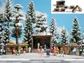 Produktbild: Busch 1183 Waldweihnacht Wald-Weihnachtsmarkt Bausatz H0 Neu
