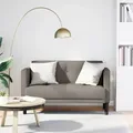 Produktbild: vidaXL Zweisitzer-Sofa Taupe 111 cm Stoff