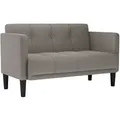 Produktbild: vidaXL Zweisitzer-Sofa Taupe 111 cm Stoff