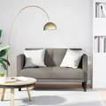 Produktbild: Zweisitzer-Sofa Taupe 111 cm Stoff