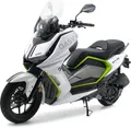 Produktbild: Burnout Motorroller GT-X 125 ccm Arctic Neon, 125 ccm, 92 km/h, Euro 5+, LED Beleuchtung, Navigation, 7 Zoll TFT Tacho, Windschild verstellbar