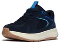 Produktbild: FITFLOP FitFlop F-Mode Flow Suede/Mesh/Leather Flatform Sneakers BLAU 40