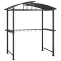 Produktbild: vidaXL Grillpavillon mit Seitenregalen Anthrazit 210x114x230 cm Stahl - Grau