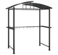 Produktbild: vidaXL Partyzelt Grillpavillon mit Seitenregalen Anthrazit 210x114x230 cm Stahl