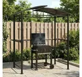 Produktbild: vidaXL Grillpavillon vidaXL Grillpavillon mit Seitenregalen Anthrazit 210x114x230 cm Stahl