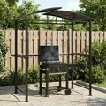 Produktbild: vidaXL Grillpavillon mit Ablagen, Anthrazit, 210 x 114 x 230 cm, Stahl