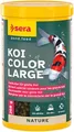 Produktbild: sera Koi Futter Color Large 1 l (260 g) | Natürliches Koifutter für farbenprächtige Koi ab 25 cm | Optimale Farbausprägung mit Spirulina, Gammarus & Krill | Für Gute Wasserqualität im Teich