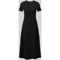 Produktbild: Tommy Hilfiger Midikleid mit Rundhalsausschnitt Modell 'MODERN F&F' in Black, Größe XS